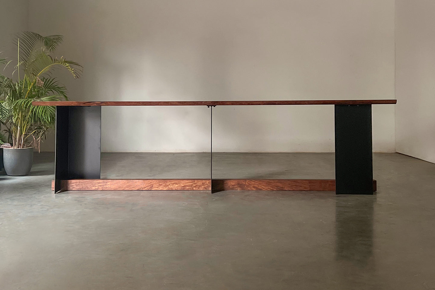 Plinth Dining Table - Rosewood