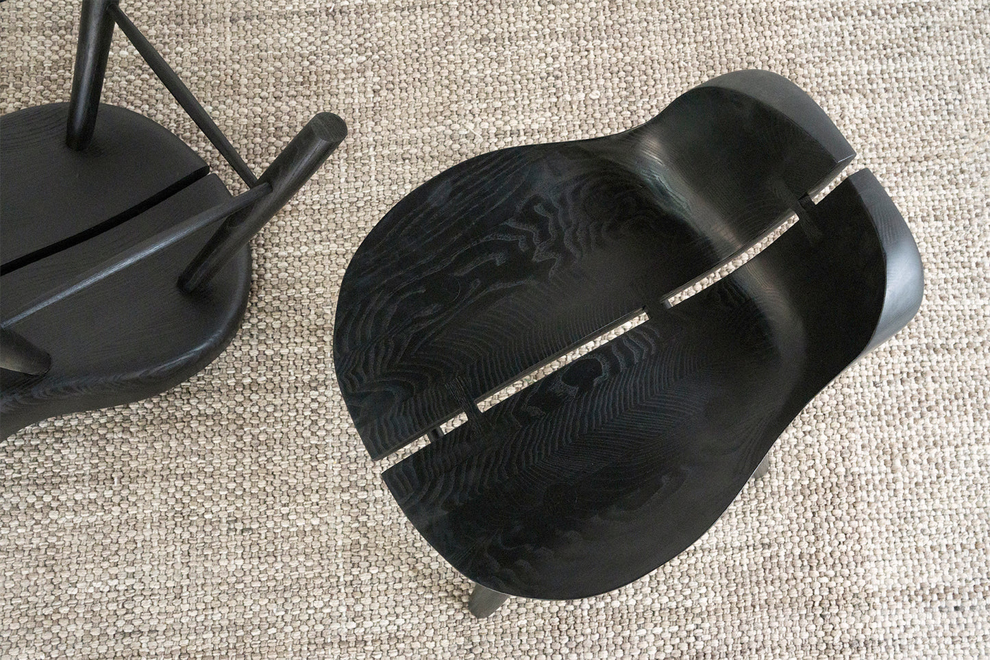 Magnolia Chair- Black Stained White Ash