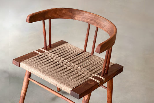 Bengal Jute Chair - Rosewood
