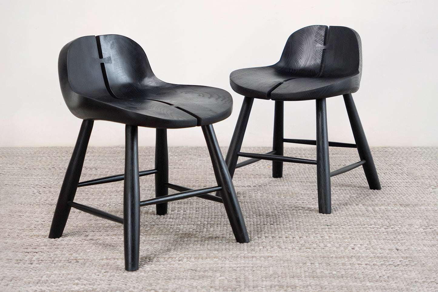 Magnolia Chair- Black Stained White Ash