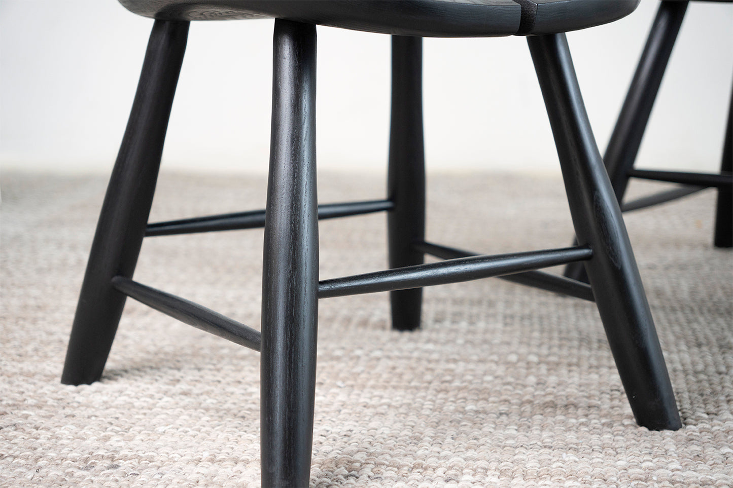 Magnolia Chair- Black Stained White Ash