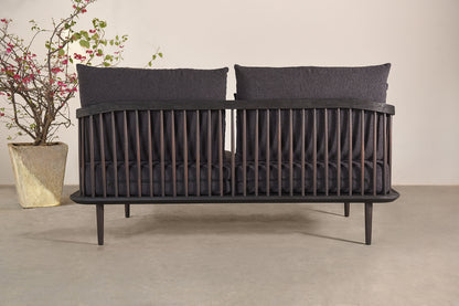 Aiko Lounger - Rosewood Black Oil Finish