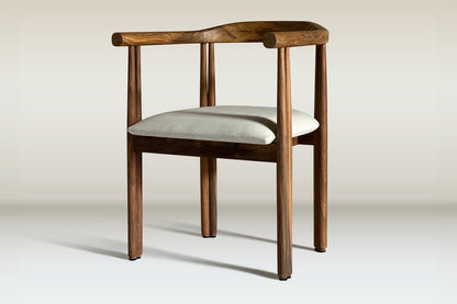 Duet Cushioned Chair - Rosewood