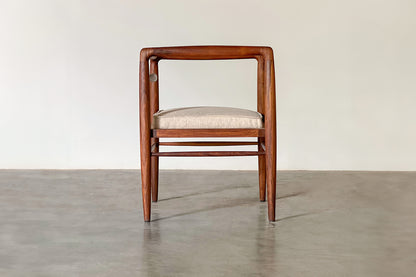 Zen Cushioned Chair - Rosewood