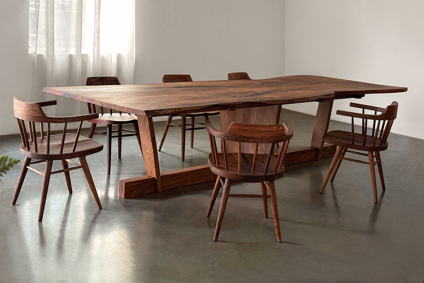 Daikei Duo Dining Table - Rosewood