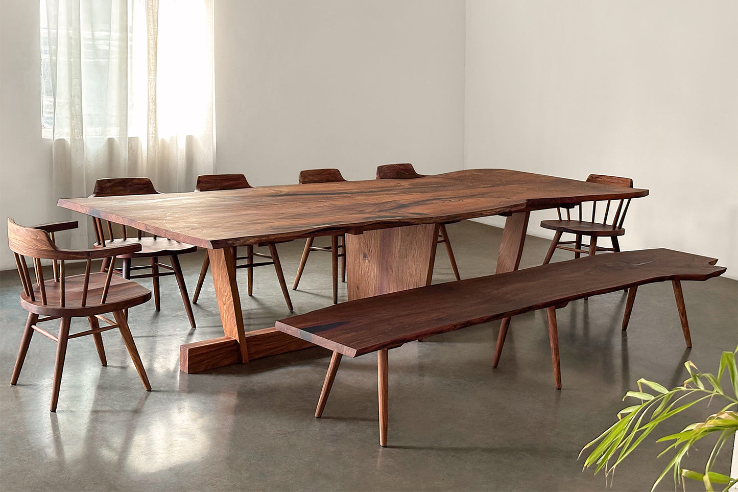 Daikei Duo Dining Table - Rosewood