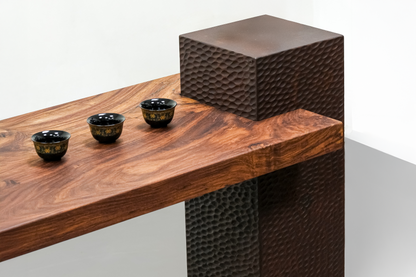 Hashira Console - Rosewood