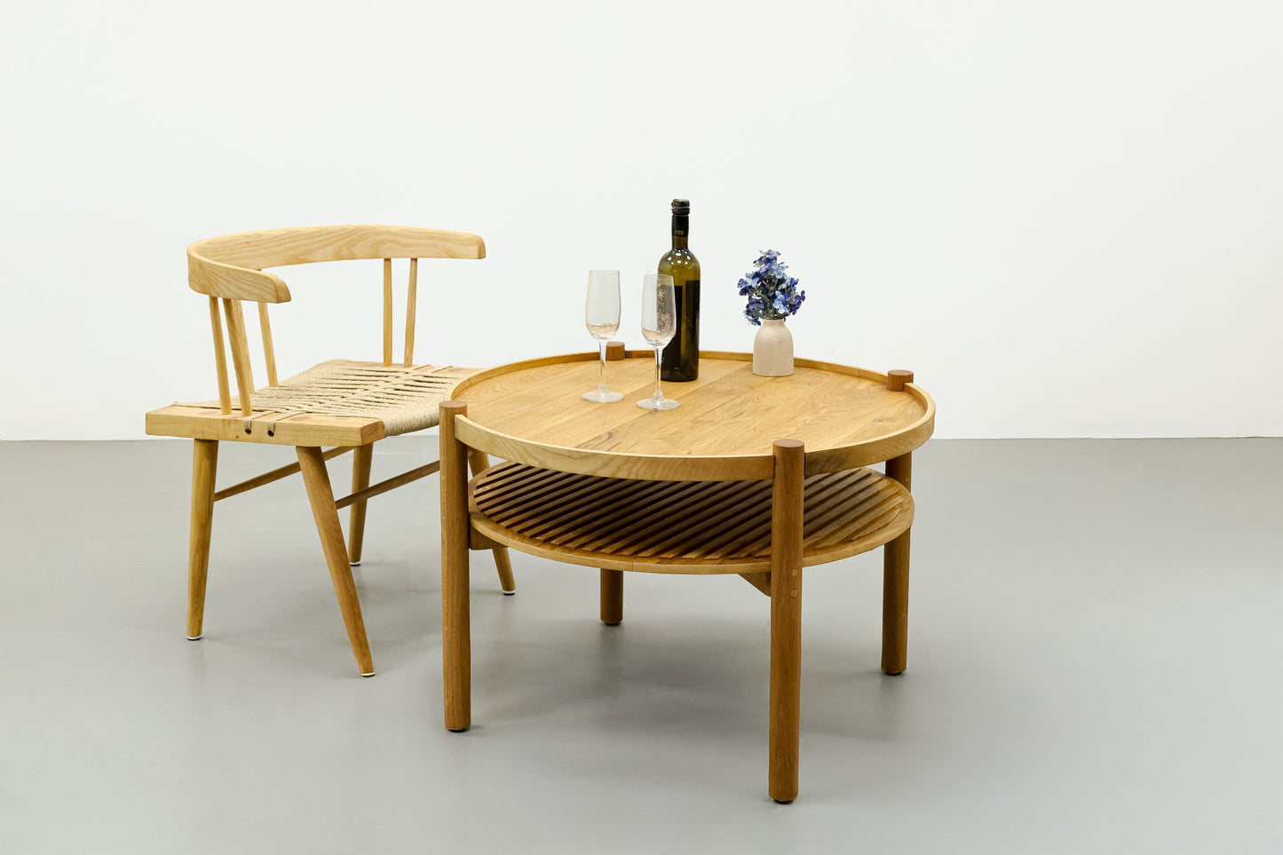 Torii Roundo Coffee Table -Oakwood