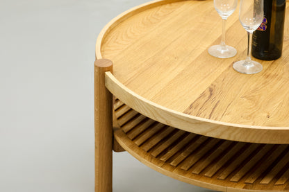 Torii Roundo Coffee Table -Oakwood