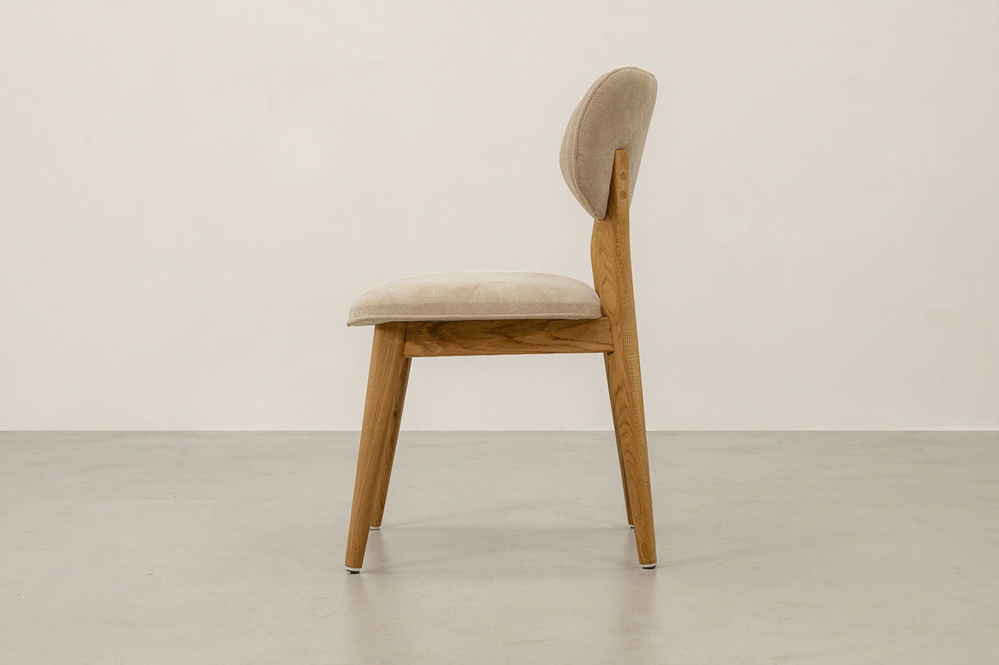 Knox Chair - White Ash - Chocolate Stain