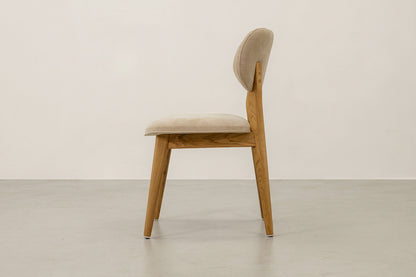 Knox Chair - White Ash - Chocolate Stain