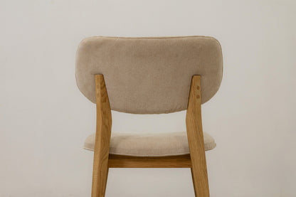 Knox Chair - White Ash - Chocolate Stain