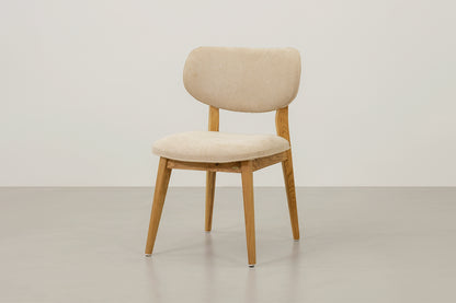 Knox Chair - White Ash - Chocolate Stain