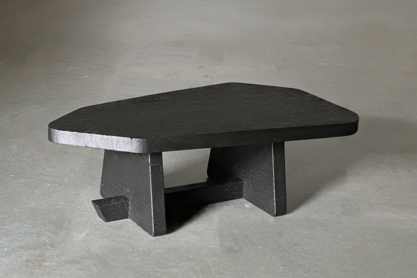 Ignis Coffee Table- Black Stained Burnt Euclaptyus
