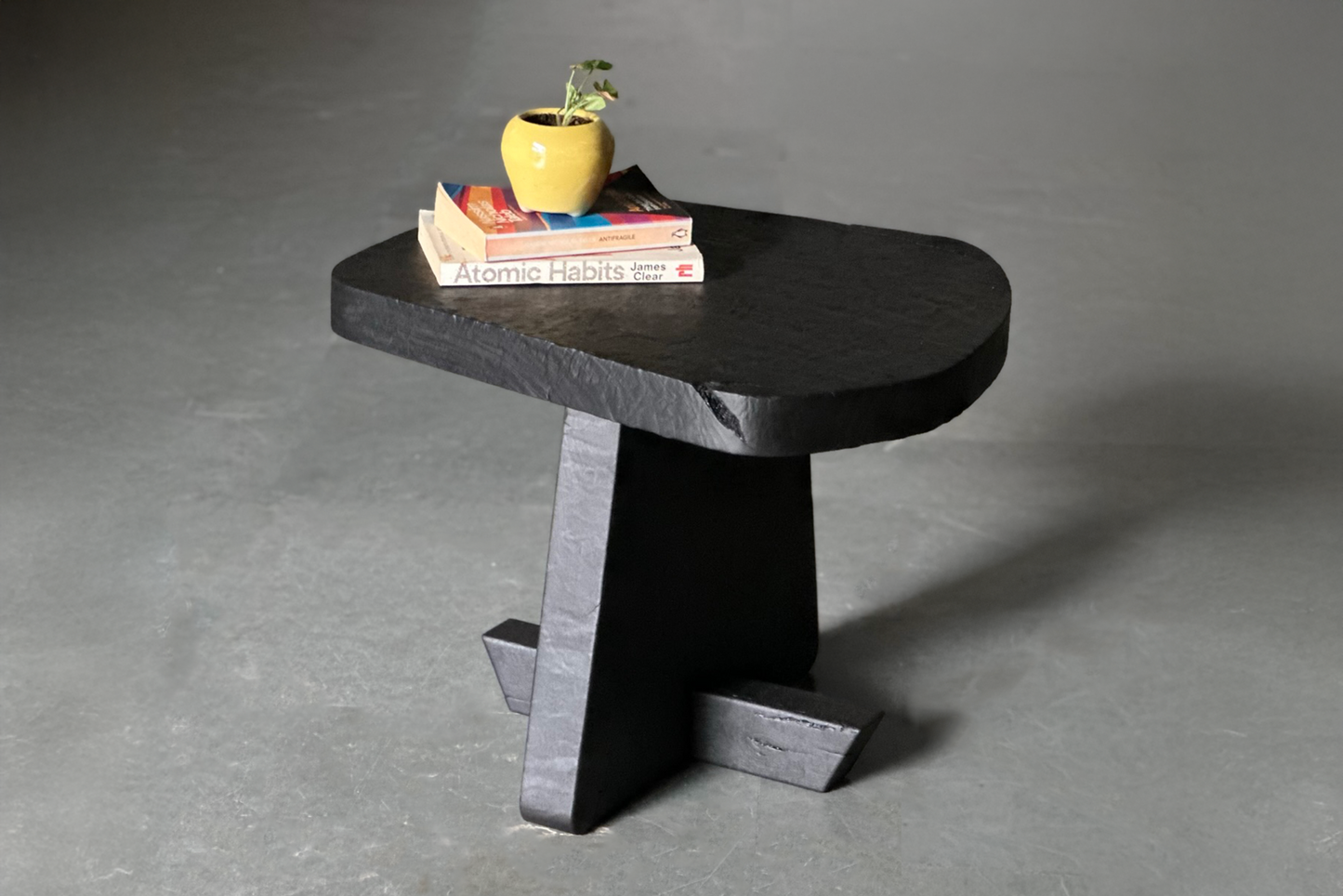 Ignis Coffee Table- Black Stained Burnt Euclaptyus