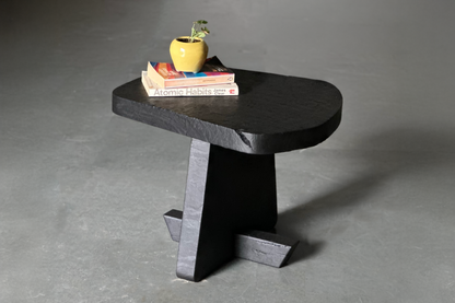 Ignis Coffee Table- Black Stained Burnt Euclaptyus