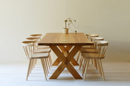 Crossroads Dining Table - White Oak