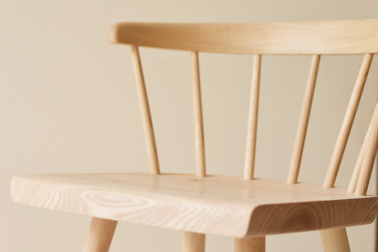 Windsor Low Back Chair - White Ash